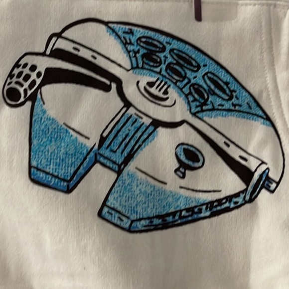 Disney 100 Star Wars Hoodie Sweatshirt Shirt Tie Fighter Falcon Hans Solo XXL - Picture 5 of 10